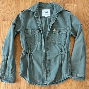 OBEY | Olive Green Military Shacket XXS